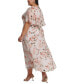 Фото #2 товара Plus Size Smocked-Waist Dress