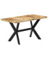 Фото #1 товара Dining Table 55.1"x27.6"x29.5" Solid Rough Mango Wood