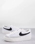 Фото #1 товара Nike Blazer Low Platform trainers in white and black