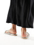 Фото #5 товара Simmi London Florai strappy flat sandal in silver