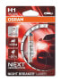 Osram Night Breaker Laser H1, 150% More Brightness, Halogen Headlight Bulb, 64150NL, 12 V Car, Folding Box (1 Lamp) (Pack of 2)