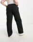 ASOS DESIGN Curve relaxed boyfriend trouser in black