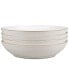 Фото #1 товара Natural Canvas Set of 4 Pasta Bowls