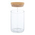Фото #11 товара Хранение продуктов Relaxdays Набор стеклянных банок с бамбуковой крышкой, 6 шт.