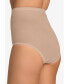 ფოტო #2 პროდუქტის Plus Size High-Waisted Power Mesh Firm Control Shaping Brief