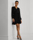 ფოტო #1 პროდუქტის Women's Belted Stretch Jersey Dress