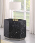 Фото #3 товара Zhuri 20" Faux Marble Hexagon End Table