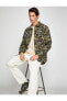 Фото #1 товара Рубашка Koton Классический воротник с карманом Камуфляж