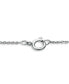 Macy's 6mm Multi White Imitation Pearls and Cubic Zirconia Floral Medallion Pendant on 18" Chain, Crafted in Silver Plate