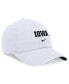 Men's and Women's White Iowa Hawkeyes 2024 Sideline Club Adjustable Hat