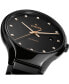 ფოტო #10 პროდუქტის Unisex Swiss Automatic True Diamond (1/8 ct. t.w.) Black Ceramic Bracelet Watch 40mm