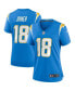 Фото #4 товара Women's Charlie Joiner Powder Blue Los Angeles Chargers Game Retired Player Jersey