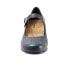 Фото #3 товара Trotters Willow T1964-400 Womens Blue Wide Leather Wedges Heels Shoes 6.5
