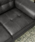 Harrison 87" Leather Traditional Sofa