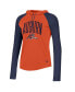 Women's Orange Auburn Tigers Gameday Mesh Performance Raglan Hooded Long Sleeve T-shirt