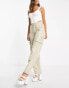 Rebellious Fashion cargo trousers in stone