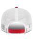 ფოტო #4 პროდუქტის Men's Red, White Houston Rockets Tear Trucker 9FIFTY Adjustable Hat