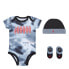 Фото #1 товара [NJ0538-023] Baby Air Jordan Bodysuit, Hat and Booties 3-PC Box Set