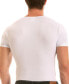 Фото #6 товара Men's Big & Tall Insta Slim Compression Short Sleeve V-Neck T-Shirt