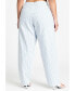 ფოტო #1 პროდუქტის Plus Size Yarn Dye Striped Straight Leg Pant