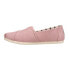 Фото #3 товара TOMS Alpargata Slip On Womens Pink Flats Casual 10015763T