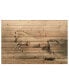 Фото #1 товара Horse Arte de Legno Digital Print on Solid Wood Wall Art, 30" x 45" x 1.5"