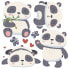 Süßes Pandabären Set