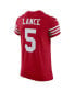 Men's Trey Lance Scarlet San Francisco 49ers Vapor Elite Jersey