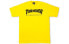 Thrasher 火焰圆领合身直筒短袖T恤 美版 男女同款 黄色 / Футболка Thrasher T Featured Tops -