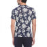 ORIGINAL PENGUIN Linen Cotton Slub Aop Floral short sleeve T-shirt