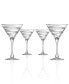 Фото #1 товара Сервировка стола Rolf Glass Good Vibrations Martini 10Oz - Набор из 4 стаканов