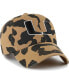 Women's Miami Hurricanes Rosette Leopard Clean Up Adjustable Hat