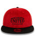 Фото #4 товара Бейсболка кепка New Era мужская красная Manchester United из вельвета 9FIFTY