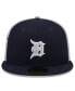 Фото #4 товара Men's Navy/Gray Detroit Tigers Gameday Sideswipe 59Fifty Fitted Hat