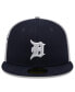 ფოტო #4 პროდუქტის Men's Navy/Gray Detroit Tigers Gameday Sideswipe 59Fifty Fitted Hat