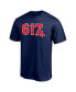 Фото #3 товара Men's Navy Boston Red Sox Hometown 617 T-shirt