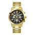 Фото #1 товара Guess Herren Chronograph Parker gold, schwarz GW0627G2