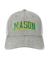 Men's Heather Gray, White George Mason Patriots Arch Trucker Snapback Hat