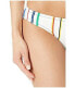 Derek Lam 10 Crosby 189449 Womens Rainbow Bottom Swimwear White Size Medium