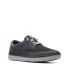 Фото #4 товара Clarks Cantal 26166437 Mens Black Canvas Lifestyle Sneakers Shoes