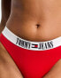 Tommy Jeans archive brazilian bikini bottom in red