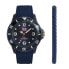 Фото #1 товара Ice Watch Armbanduhr Dark blue 44 mm Armband Silikon Set inkl.Armband 018498