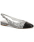 Silver Glitter/Black Patent