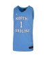 Фото #3 товара Men's #1 Carolina Blue North Carolina Tar Heels Replica Team Basketball Jersey