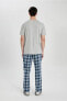 Regular Fit Kısa Kollu Pijama Takımı B7250ax24sp