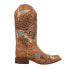 Фото #1 товара Corral Boots Floral Inlay Embroidery Iridescent Square Toe Cowboy . Womens Size