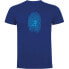KRUSKIS Snowboarder Fingerprint short sleeve T-shirt