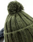 Napapijri Fea bobble beanie in khaki