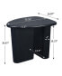 Фото #3 товара Tapered Tabletop Side Table(Black)