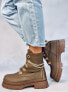 Фото #4 товара Ботинки LOHAN хаки Lace-Up Boots